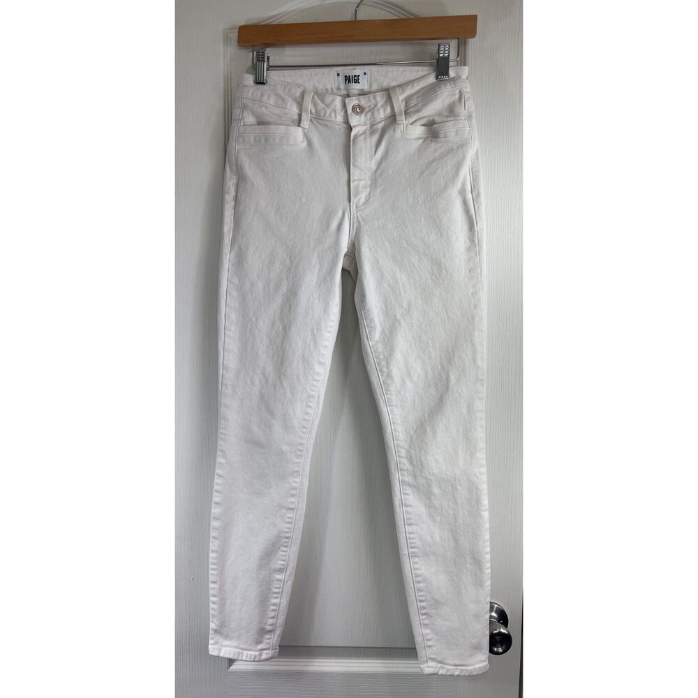 Paige Women's Hoxton Ankle Jeans Light Ecru Size 27